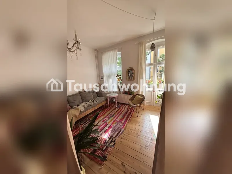 Tauschwohnung: 3-Zimmer Altbau zwischen Wald und Spree gegen 4/5-Zimmern — photo 1